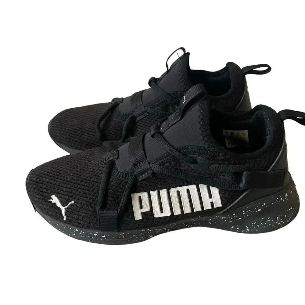 Puma Boys Breathable Running Sporty Rift Slip On Spackle Sneakers Shoes  SZ 6Y